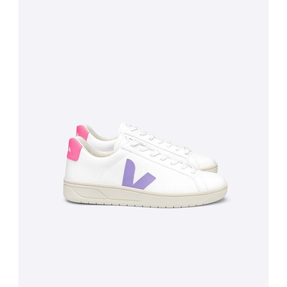 Veja URCA CWL Topanky Damske White/Purple/Pink | SK 563CTV